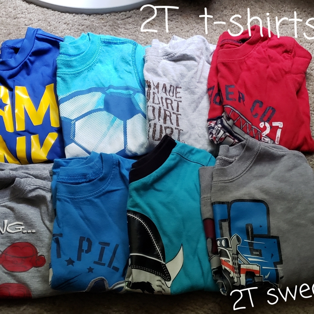 52 Pieces, 2T Boy Clothing Lot